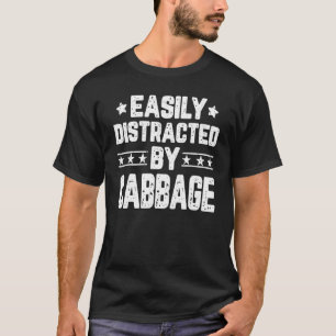 Leicht abgelenkt durch Kohl vegetarisches Gemüse T-Shirt