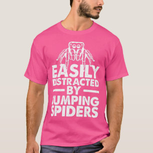 Leicht abgelenkt durch Springspinnen Spider Lover T-Shirt