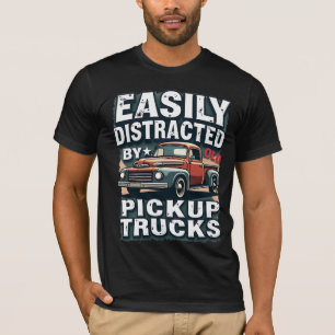 Leicht abgelenkt von alten Lieferwagen-LKW - Gritt T-Shirt