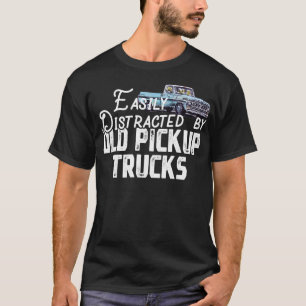 Leicht abgelenkt von alten Lieferwagen LKWs Niedli T-Shirt