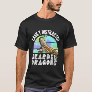 Leicht abgelenkt von bärtigen Drachen Reptile Liza T-Shirt