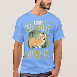 Leicht abgelenkt von Corgis-930 T-Shirt