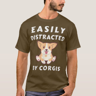 Leicht abgelenkt von Corgis Funny Corgis Lover T-Shirt
