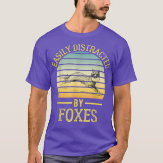 Leicht abgelenkt von FoesFunny Retro Vintag für 10 T-Shirt