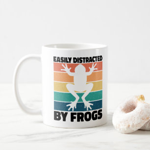 Leicht abgelenkt von Fröschen Liebhaber Cooler Fro Kaffeetasse