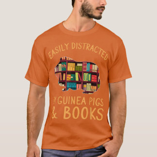 Leicht abgelenkt von Guinea Pigs & Books Lov T-Shirt