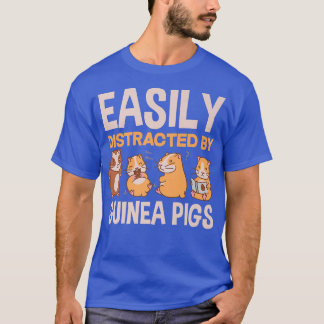 Leicht abgelenkt von Guinea Schweinen Funny Guinea T-Shirt