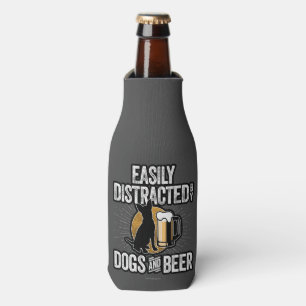 Leicht abgelenkt von Hunden und Bierflasche Cooler Flaschenkühler