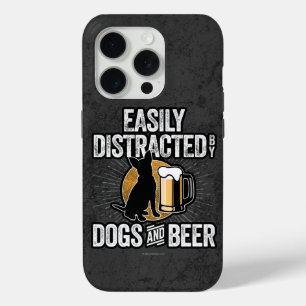 Leicht abgelenkt von Hunden und Bierkaffee iPhon Case-Mate iPhone Hülle