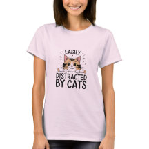 Leicht abgelenkt von Katzen - Funny Cat Lover Wome