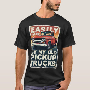 Leicht abgelenkt von meinem alten Lieferwagen LKW T-Shirt
