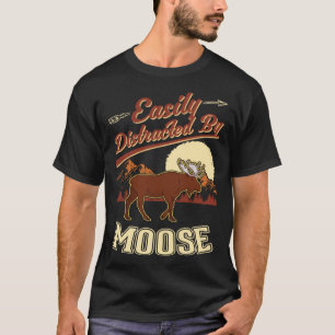Leicht abgelenkt von Moose Scandinavia Moose Antle T-Shirt