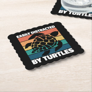 Leicht abgelenkt von Schildkröten Cooles Seefeld Untersetzer