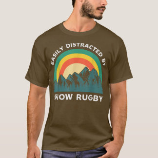 Leicht abgelenkt von Schneeräumchen Wintersport T-Shirt