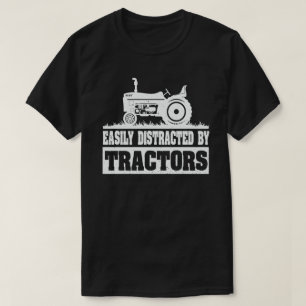 Leicht abgelenkt von Traktoren Funny Bauer Geschen T-Shirt