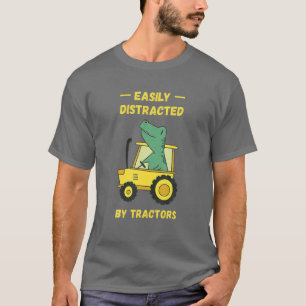 Leicht abgelenkt von Traktoren Landwirtschaft Funn T-Shirt