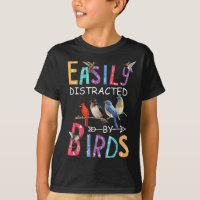 Leicht abgelenkt von Vögeln Funny Bird