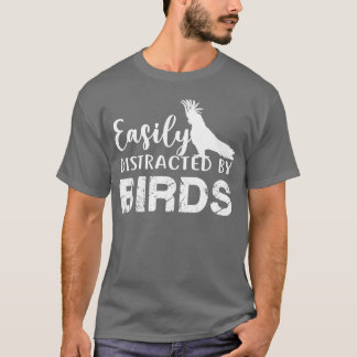 Leicht abgelenkt von Vögeln Lover Funny Vintag T-Shirt