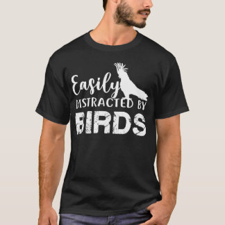 Leicht abgelenkt von Vögeln Lover Funny Vintag T-Shirt