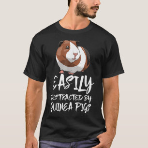 Leicht abgelenkte Guinea Schweine Schwänzchen Funn T-Shirt