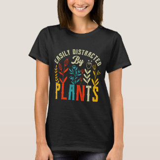 Leicht abgelenkte Pflanze Spaß Vegan T-Shirt