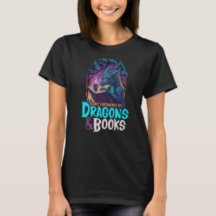 leicht ablenkbar durch Dragon und Bücher für Buch  T-Shirt