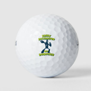 Leicht ablenkbar durch Robotik Roboter Golfball