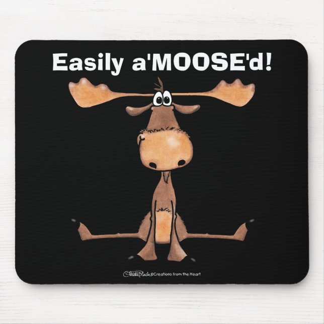 Leicht A'Moose"d Mousepad (Vorne)