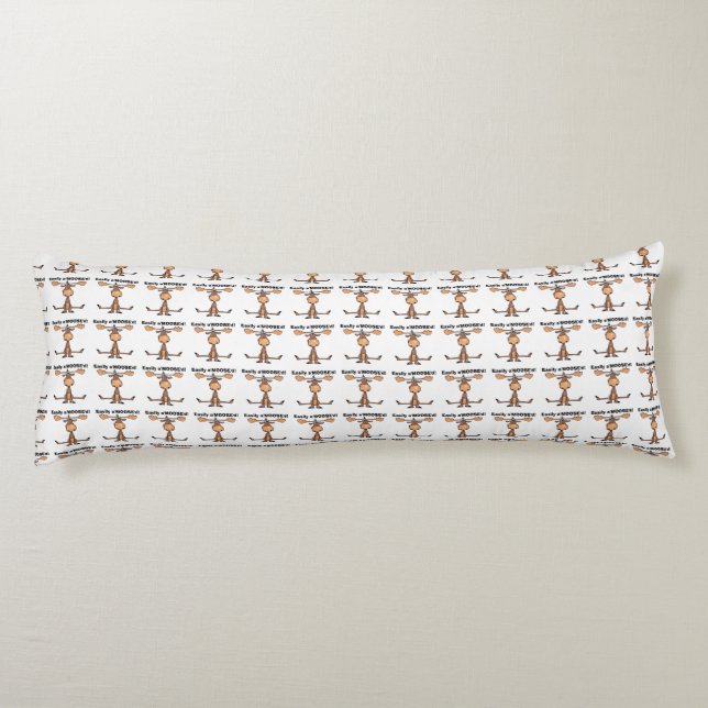 Leicht A'Moose"d Seitenschläferkissen (Rückseite)