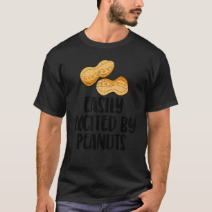 Leicht aufgeregt von Erdnüssen leckere Gender-Offe T-Shirt