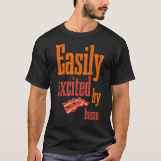 Leicht begeistert von Bacon Barbecue Grillen Pork T-Shirt