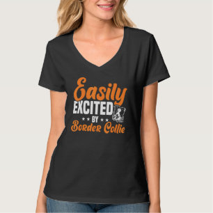 Leicht begeistert von Border Collie Border Collie T-Shirt