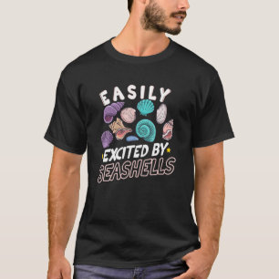 Leicht begeistert von Seashells Seashell Lover Sea T-Shirt