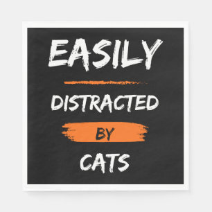 leicht durch Katzen ablenkbar Serviette