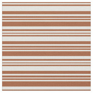 Leicht gelb und sienna Lines Stoff