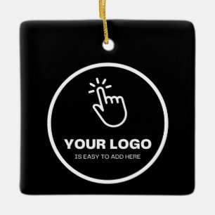 Leicht hochladen Sie Ihr Logo auf einfache Weise,  Keramikornament