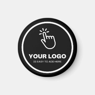 Leicht hochladen Sie Ihr Logo auf einfache Weise,  Magnet