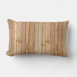 Leicht Holzpaneelen Textur Lumbar Kissen