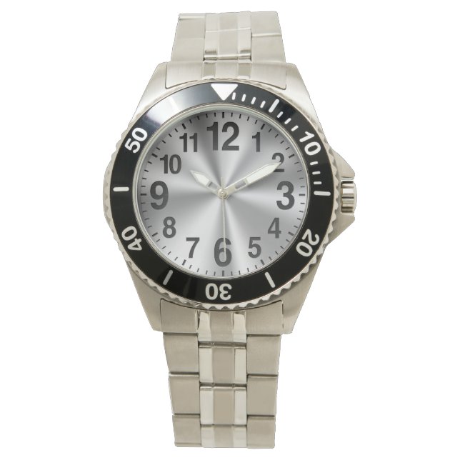 Leicht lesbare Uhren für Senioren mit BIG-NUMBERN (Vorderseite)