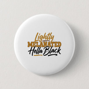 Leicht melanisierte voll schwarze Retro-Geschichte Button
