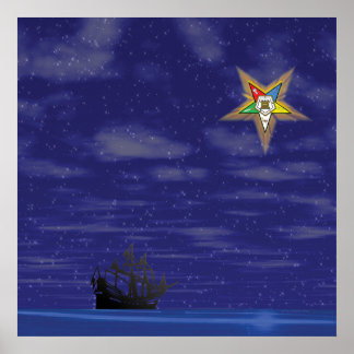 Leicht-östlicher Star Poster
