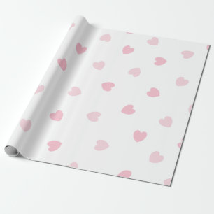 Leicht rosa Herz Texturierte Wrapping Paper Geschenkpapier