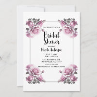 Leicht rosa Rose Shabby Dusche