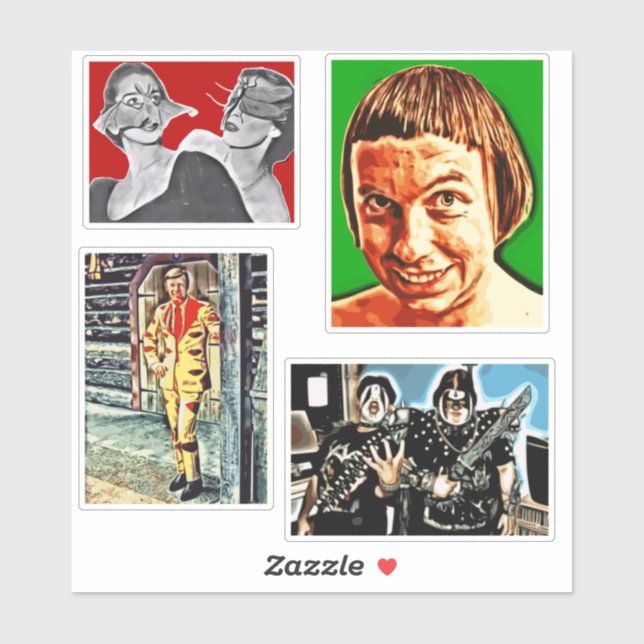 Leicht seltsame Sticker Set Scrapbooking Journalin (Blatt)