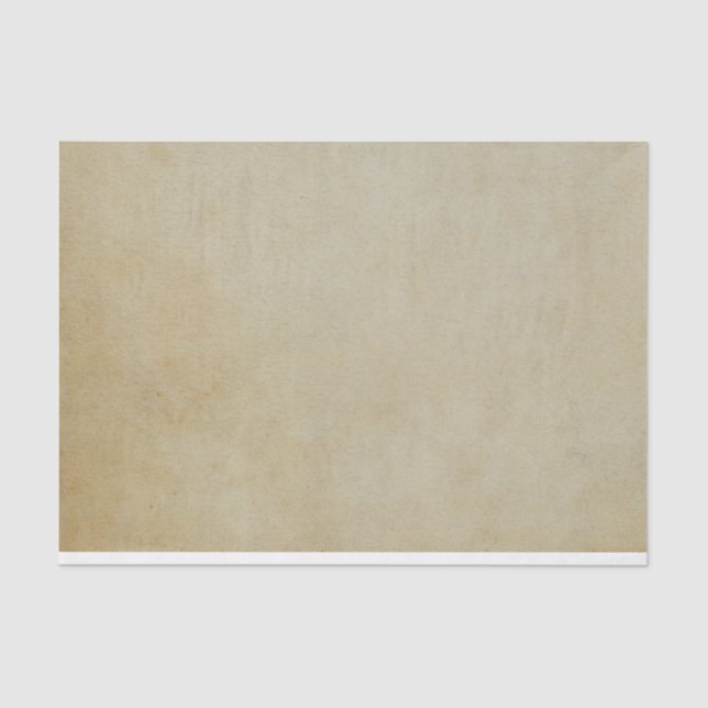 Leicht strukturiertes, beige Pergamentpapier Seidenpapier (Vorderseite)