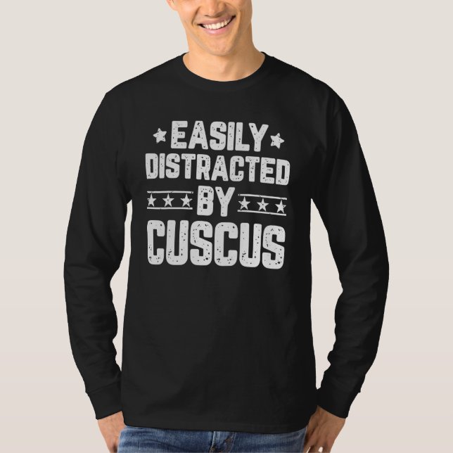 Leicht vom Cuscus-Tier-Cuscus abgelenkt T-Shirt (Vorderseite)