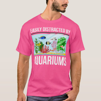 Leicht von Aquarien abgelenkt T-Shirt