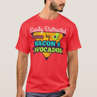 Leicht von Avocados und Bacon Keto Diät abgelenkt T-Shirt
