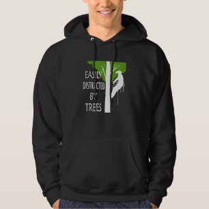 Leicht von Bäumen ironischen Arborist Tree Su abge Hoodie