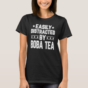 Leicht von Boba Tea Bubble Tea abgelenkt T-Shirt